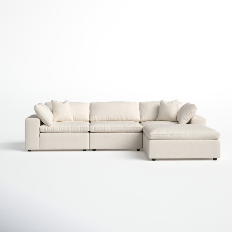 Joss & Main Ramona 4 Piece Upholstered Sectional & Reviews Wayfair